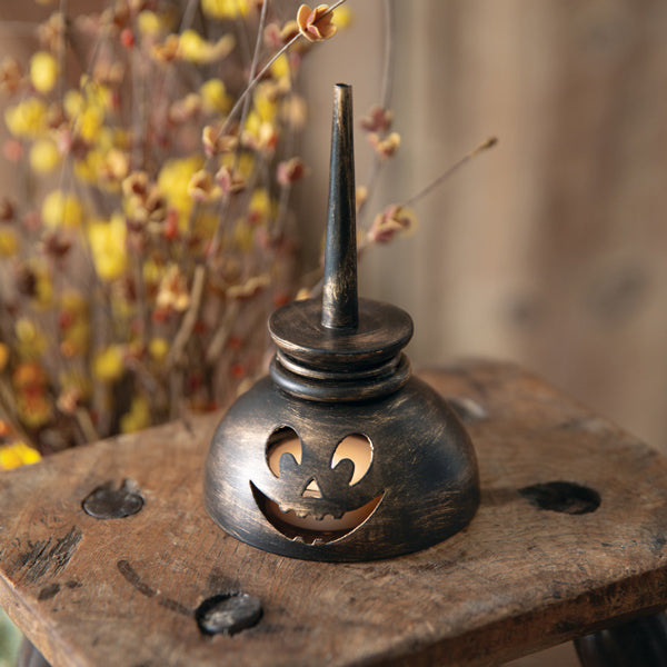 Tiny Oil Can Jack-O-Lantern
